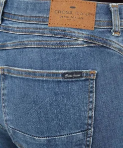 Cross Jeans Skinny Fit Judy aus blauem Organic Cotton