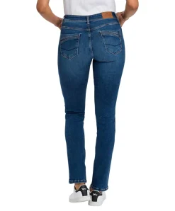 Cross Jeans Slim fit Anya aus blauem Organic Cotton