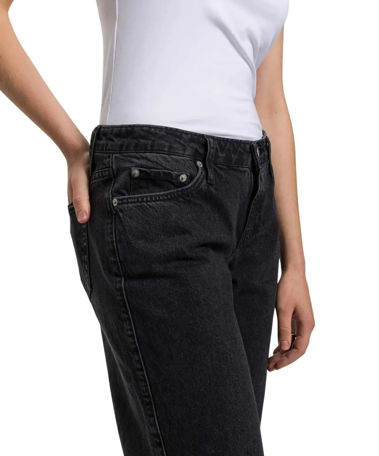 Cross Jeans Straight Fit in Dunklegrau
