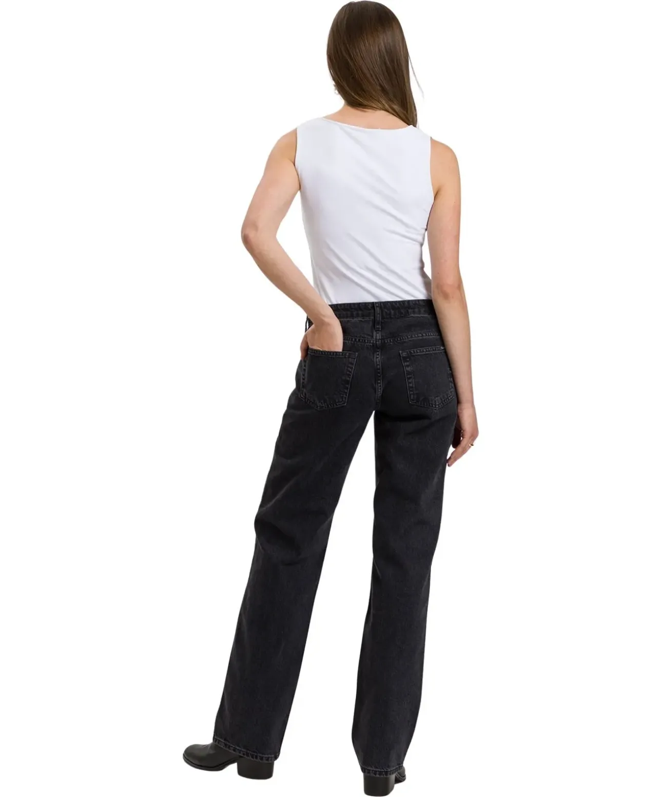 Cross Jeans Straight Fit in Dunklegrau