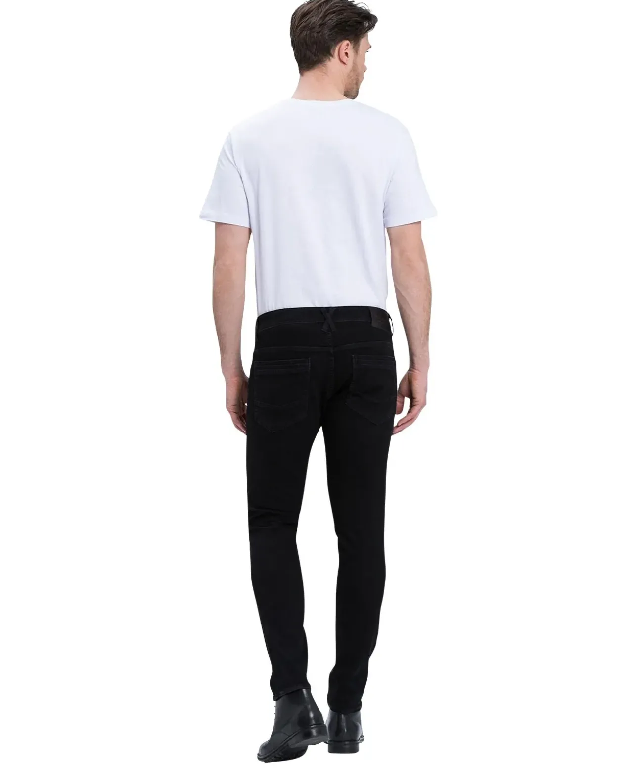 Cross Jeans Tapered Fit Jimi in Schwarzer Optik