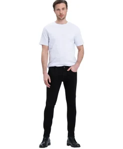 Cross Jeans Tapered Fit Jimi in Schwarzer Optik