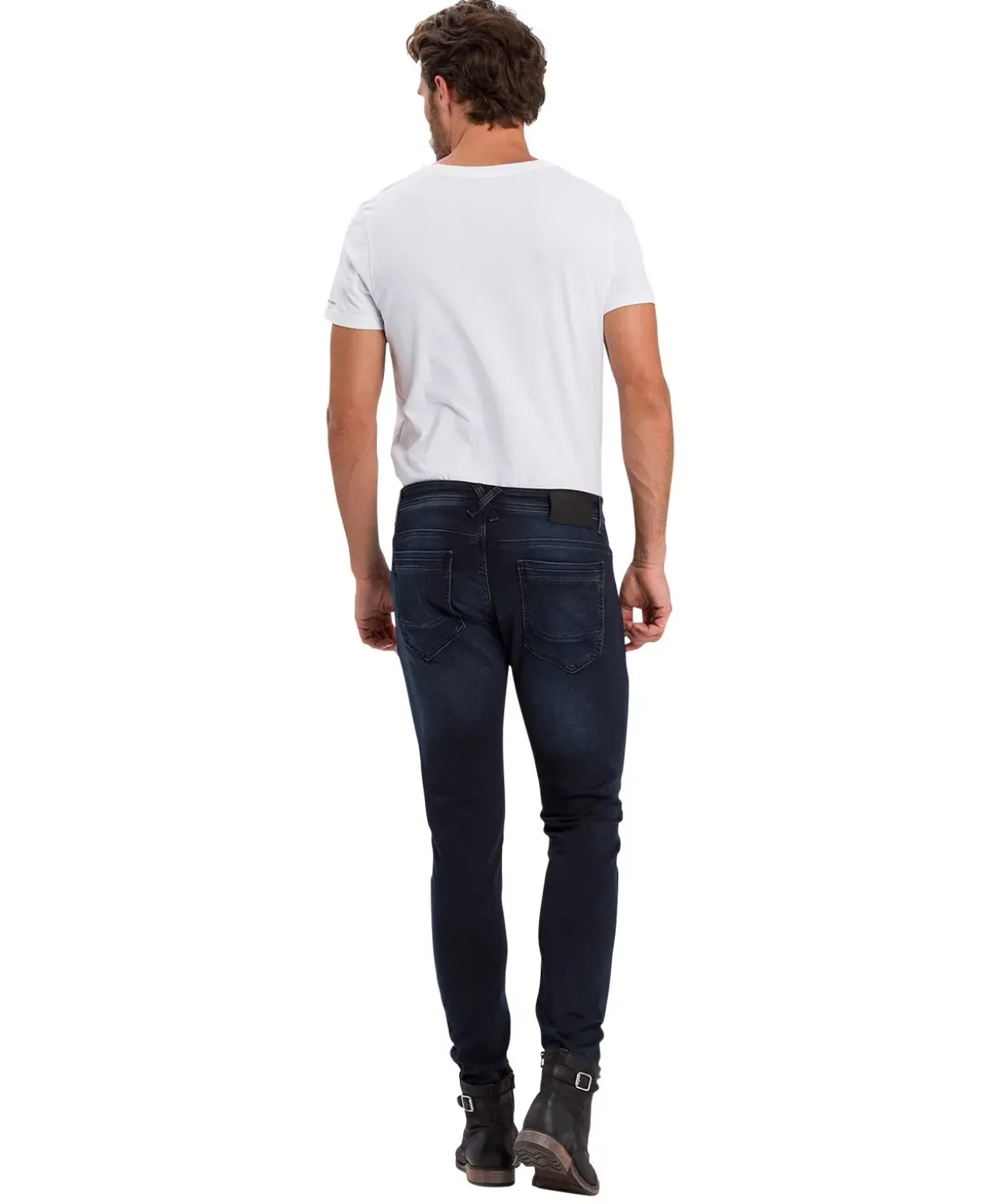 Cross Jeans Tapered Fit Jimi aus blauem Sweat Denim