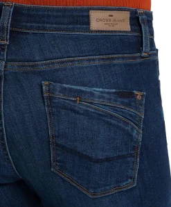 Cross Jeans-Bootcut Lauren in Deep Blue Used