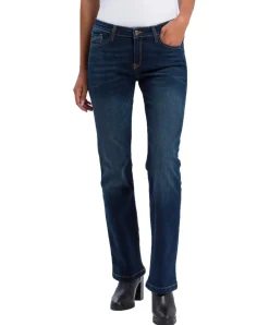 Cross Lauren - Regular-Fit Jeans mit weitem Bein