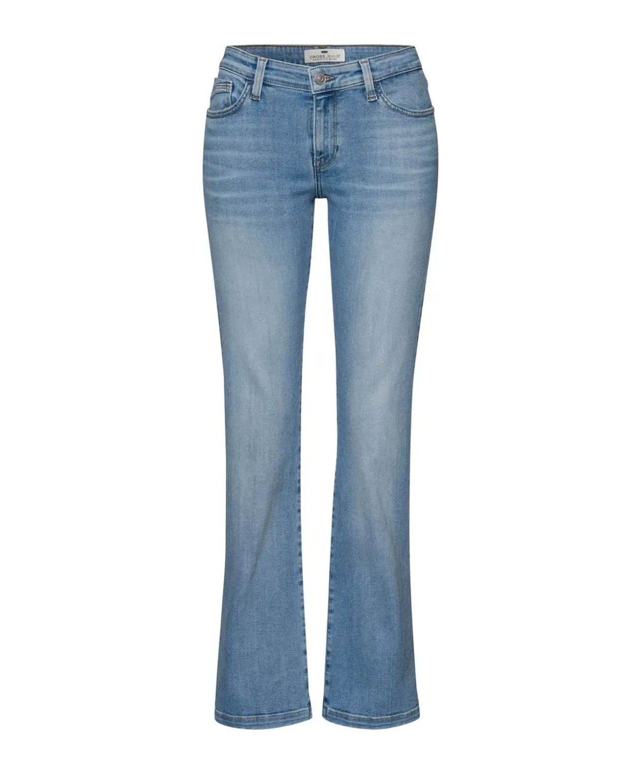 Cross Lauren Jeans mit ausgestelltem Bein in Hellblau