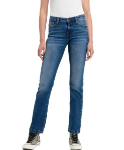 Cross Lauren Jeans-Bootcut mit erhöhter Taille