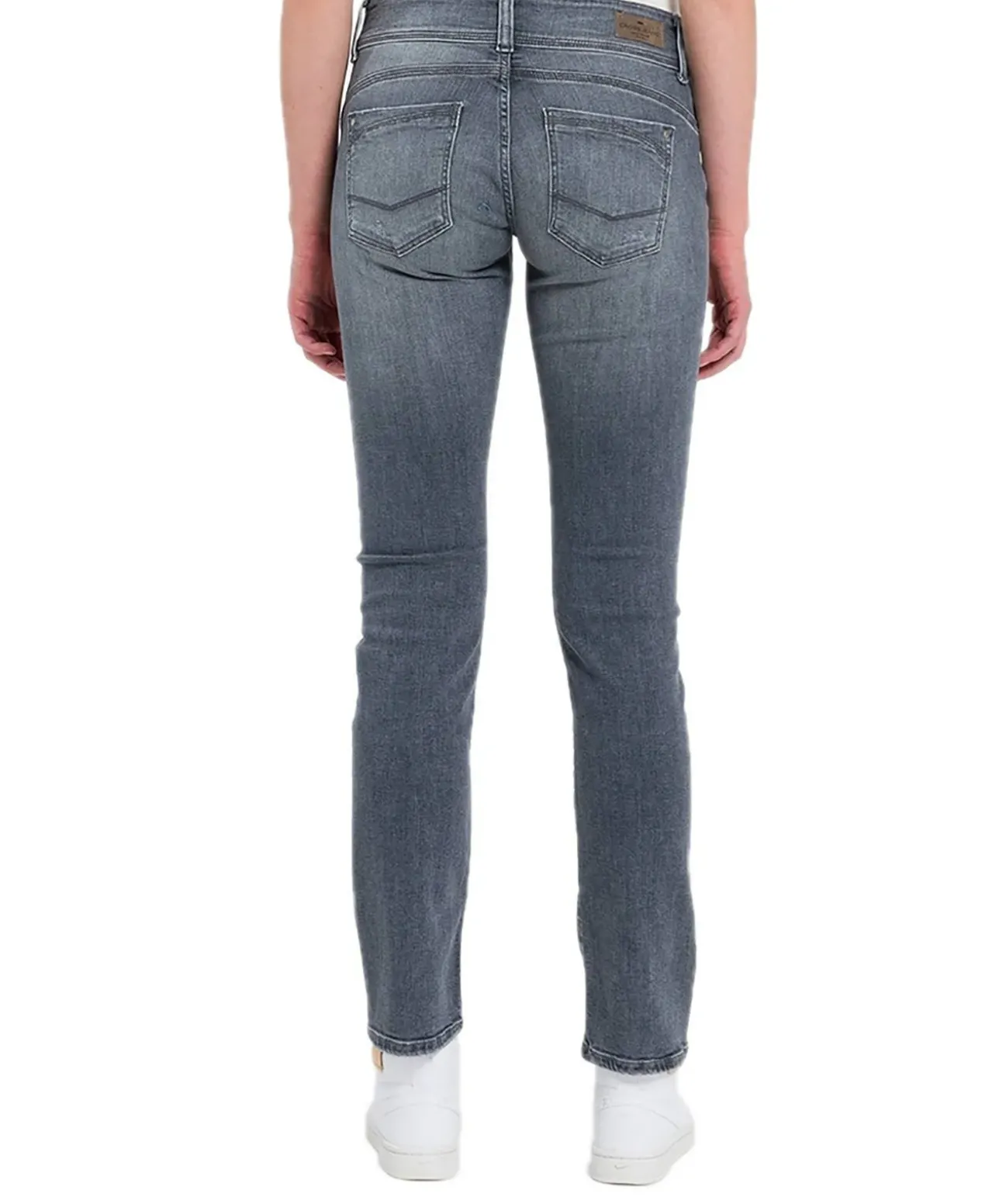 Cross Loie Jeans Regular Fit mit Doppelknopf in Mittelgrau