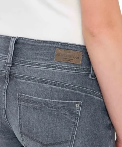 Cross Loie Jeans Regular Fit mit Doppelknopf in Mittelgrau