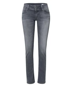 Cross Loie Jeans Regular Fit mit Doppelknopf in Mittelgrau