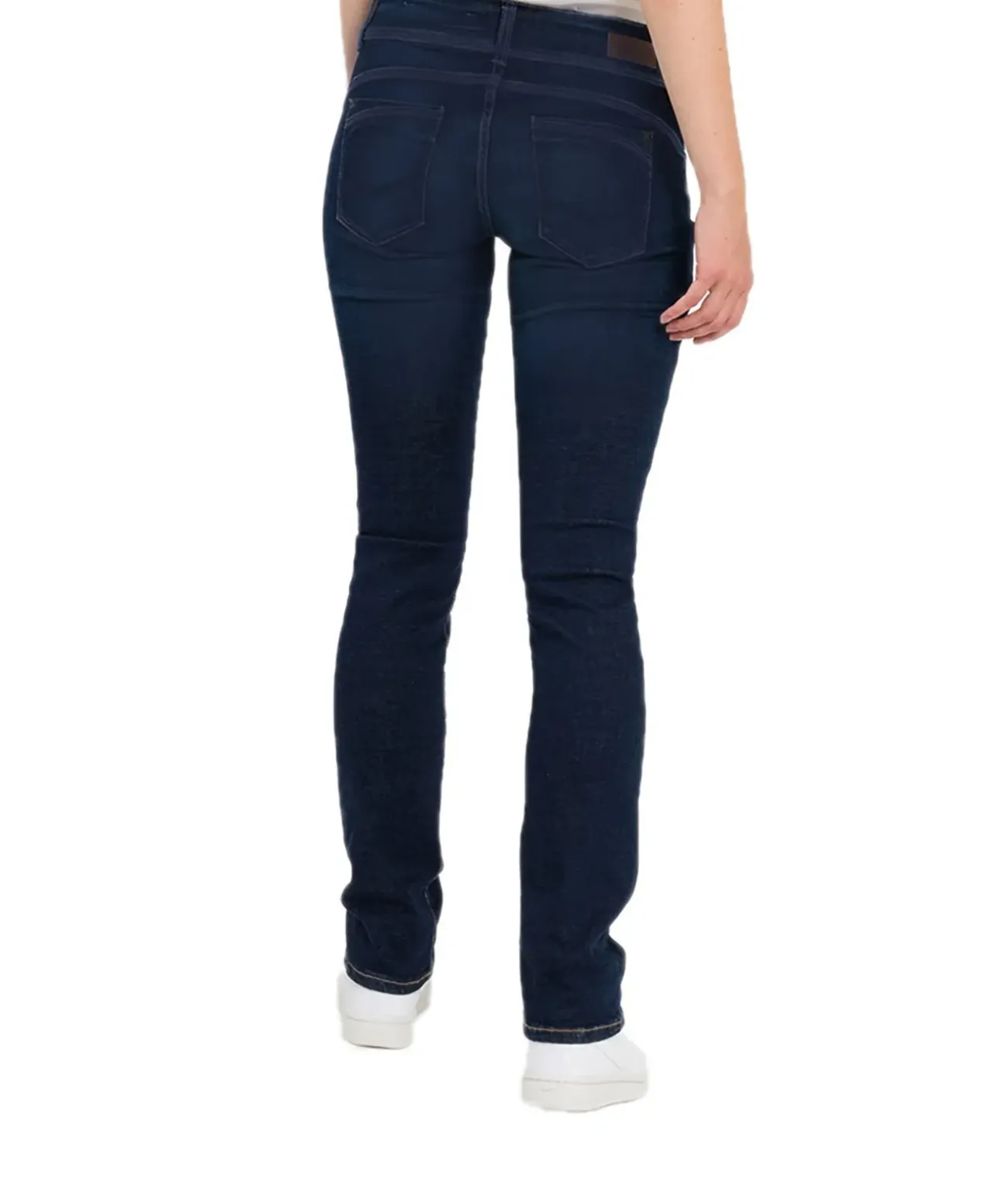 Cross Loie Jeans Regular Fit in Dunkelblau mit Doppelknopf