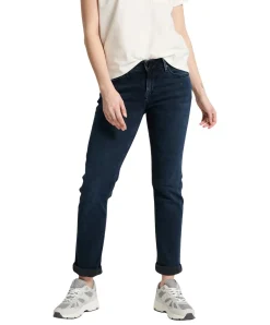 Cross Rose Jeans in Blue Black mit hohem Bund