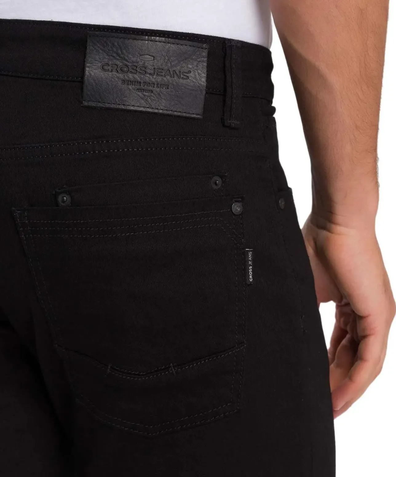 Cross Schwarze Jeans Dylan im Regular Fit