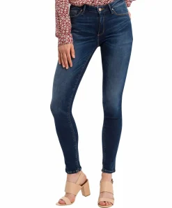 Cross Skinny Jeans High Waist Alan in Dunkelblau