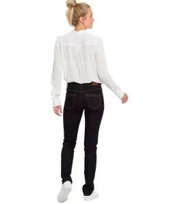 Cross Slim Fit Jeans Mom Anya in Rinsed Denim