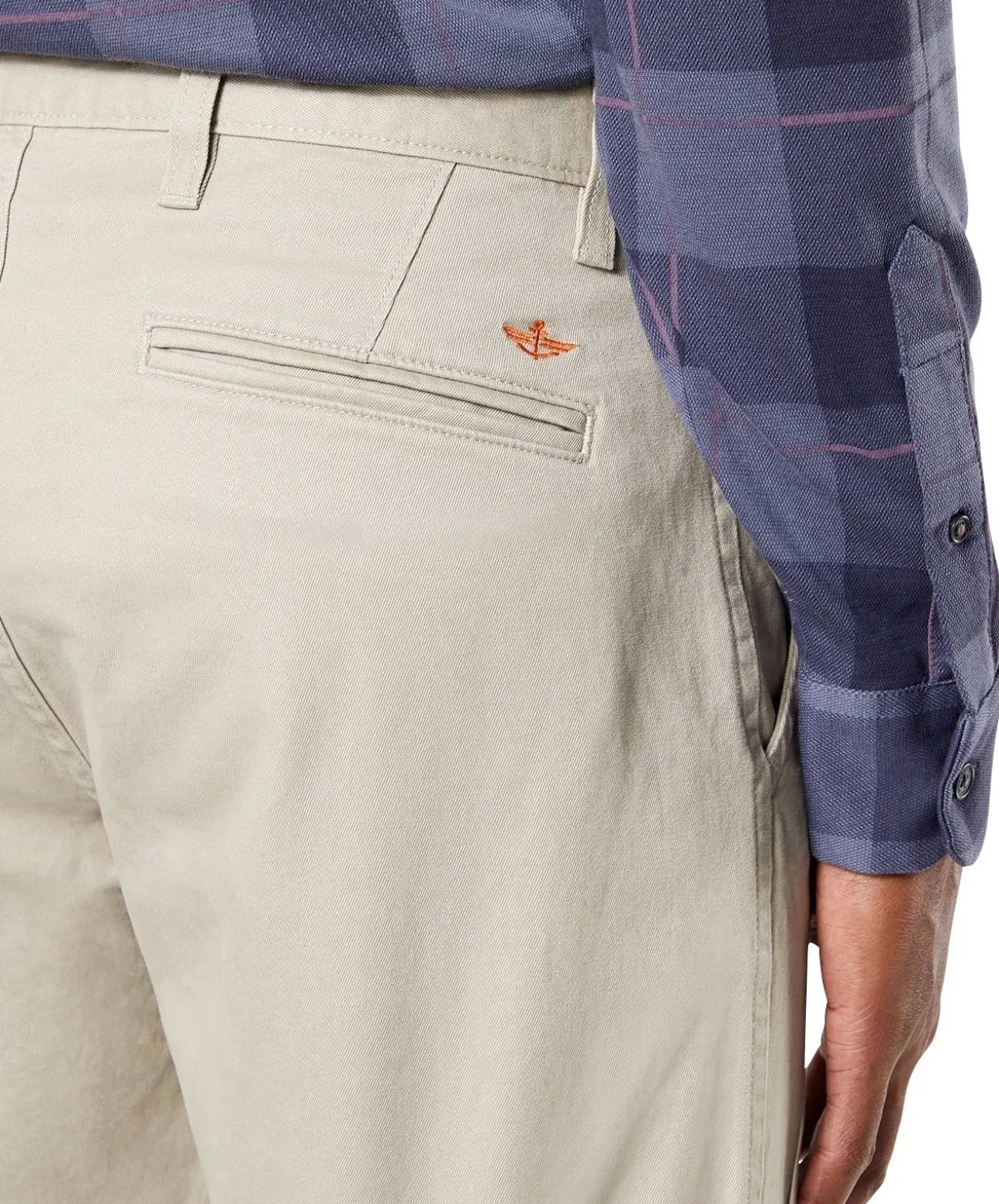 Dockers Alpha schmale Khaki-Hose aus elastischem Twill