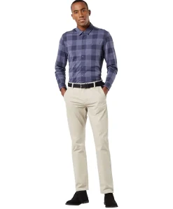 Dockers Alpha schmale Khaki-Hose aus elastischem Twill