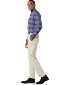 Dockers Alpha schmale Khaki-Hose aus elastischem Twill