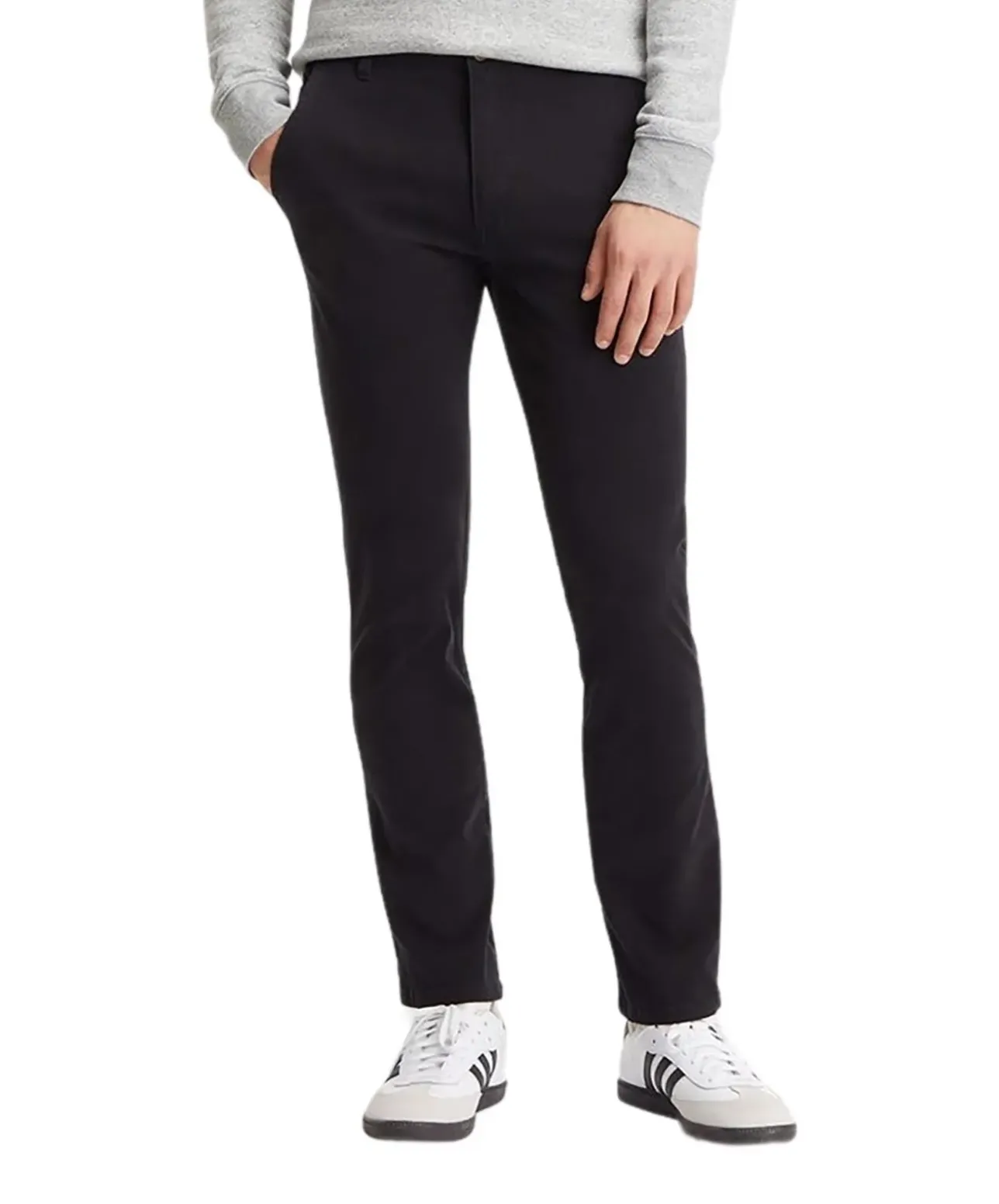 Dockers Alpha Skinny Chinohose aus Stretch Twill in Schwarz