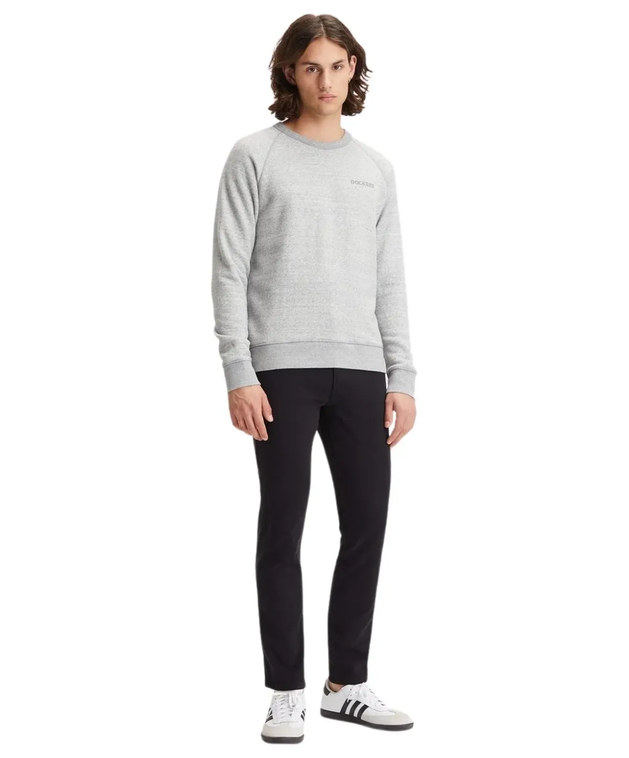 Dockers Alpha Skinny Chinohose aus Stretch Twill in Schwarz