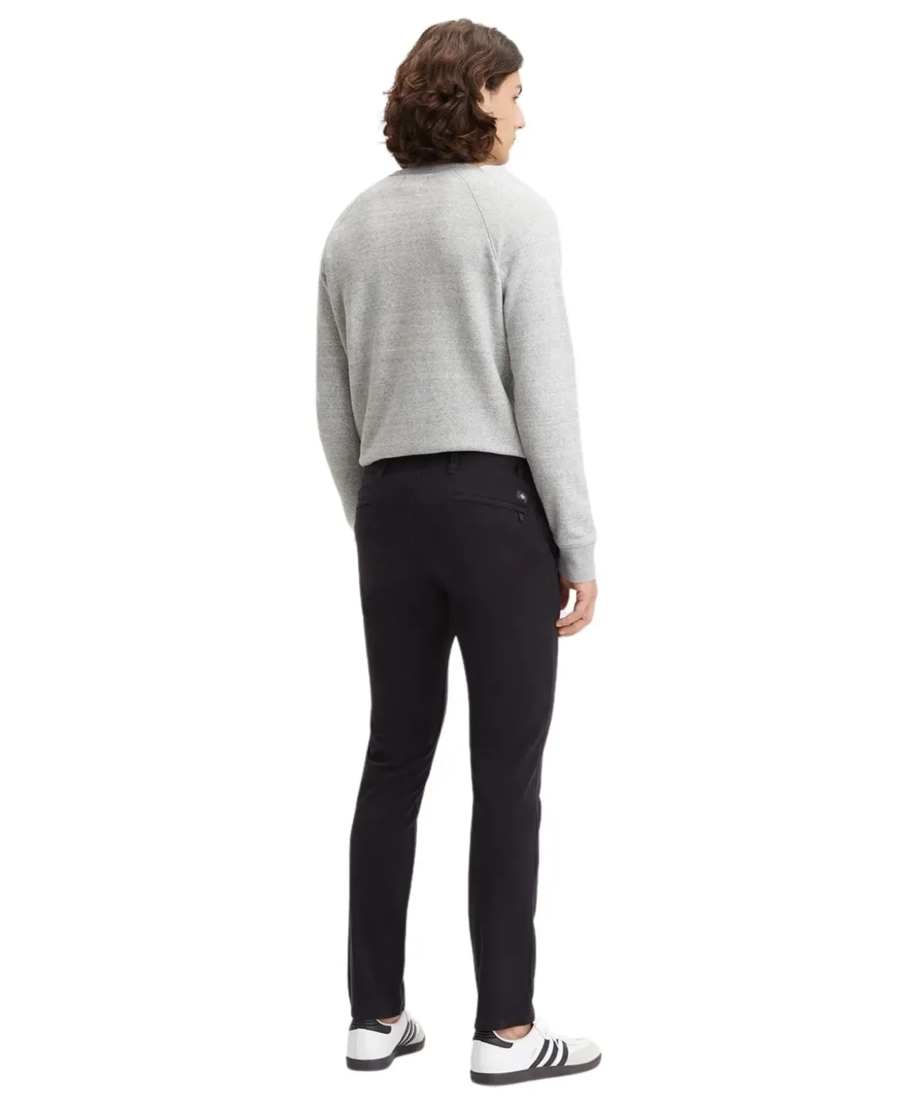Dockers Alpha Skinny Chinohose aus Stretch Twill in Schwarz