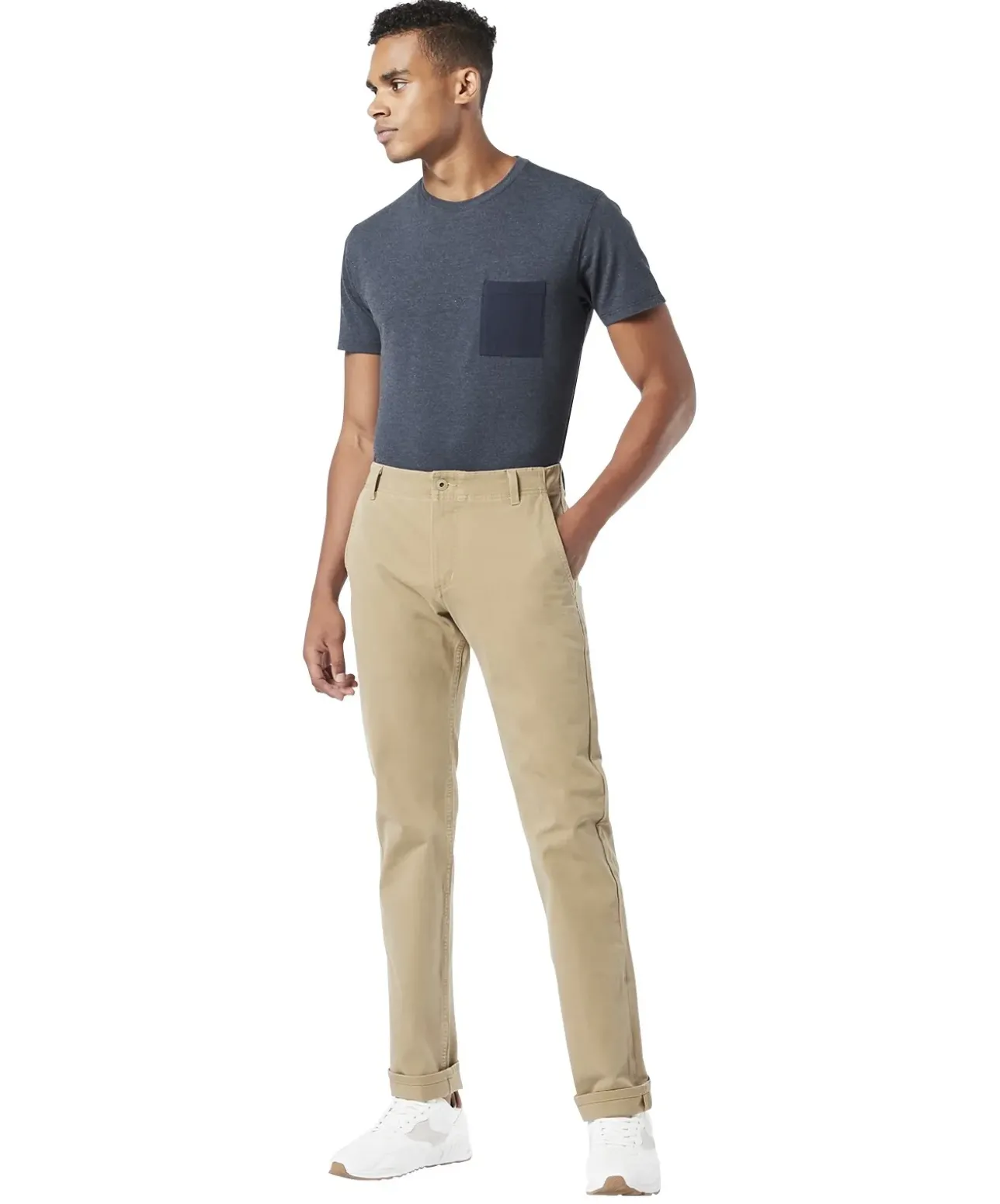 Dockers Chino Alpha Slim Smart 360 Flex in Khaki
