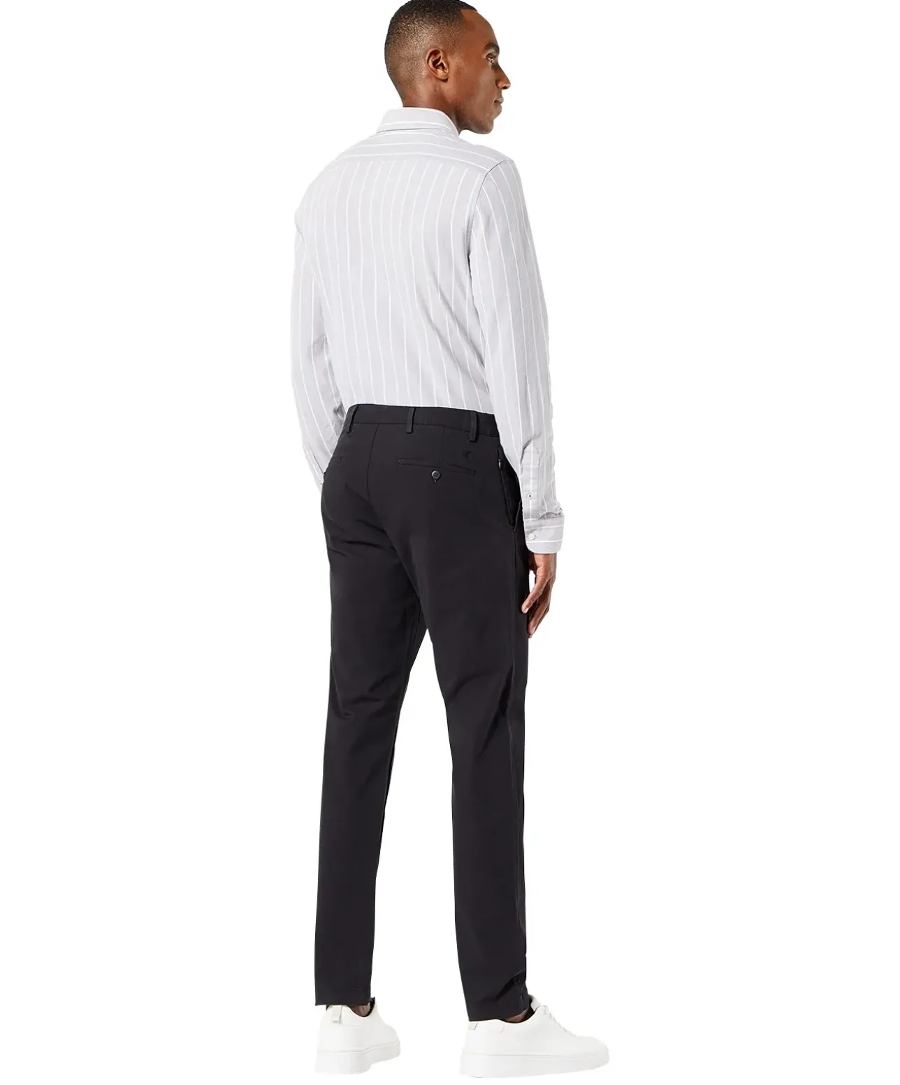 Dockers Chino Hose Alpha mit Tapered fit in schwarz