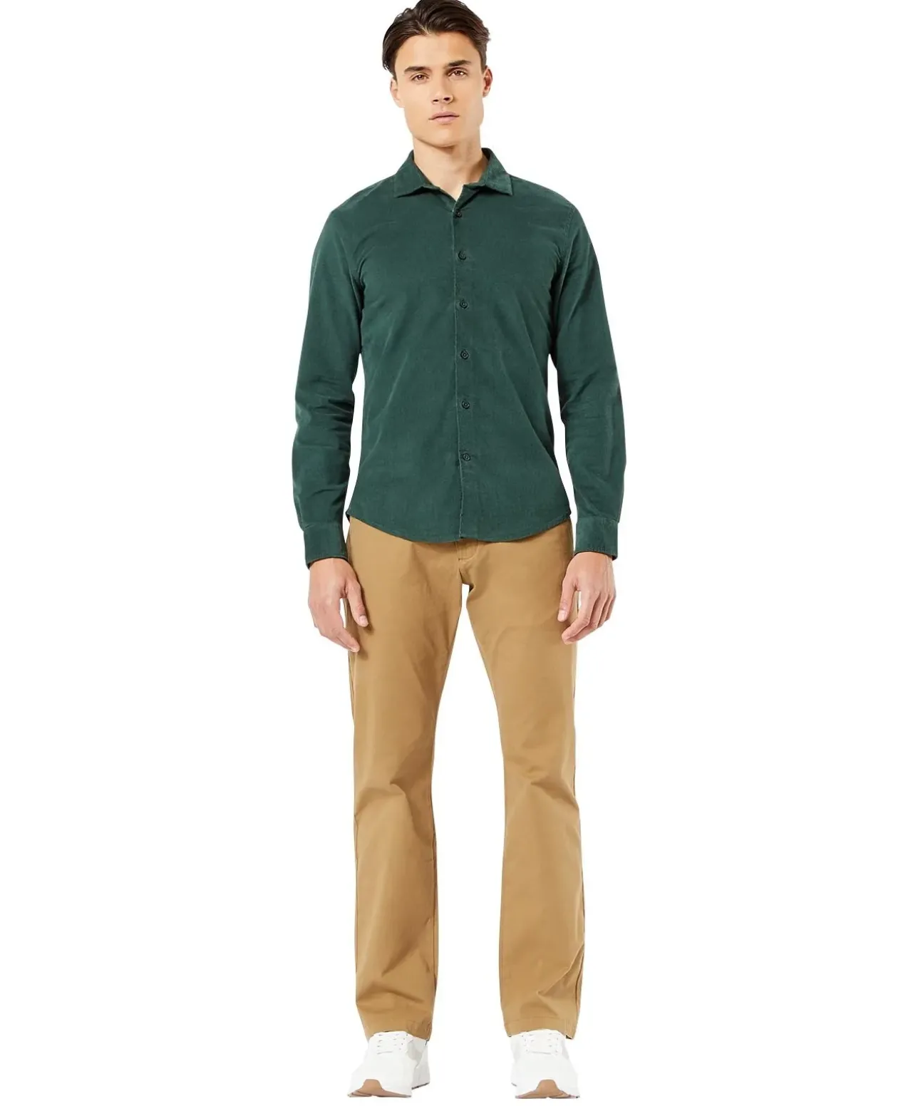 Dockers Chino Hose im Straight Fit aus flexiblem Twill