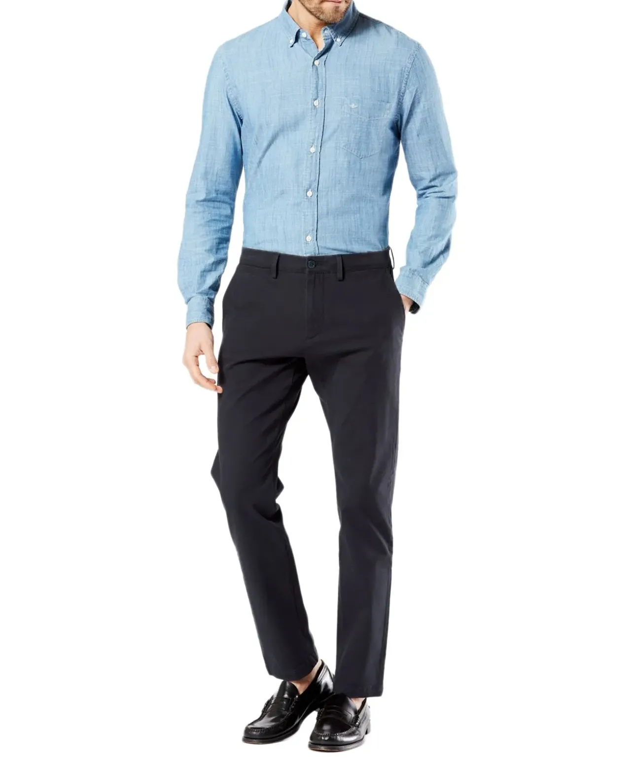 Dockers Chino im Slim Fit aus blauem Smart 360 Flex