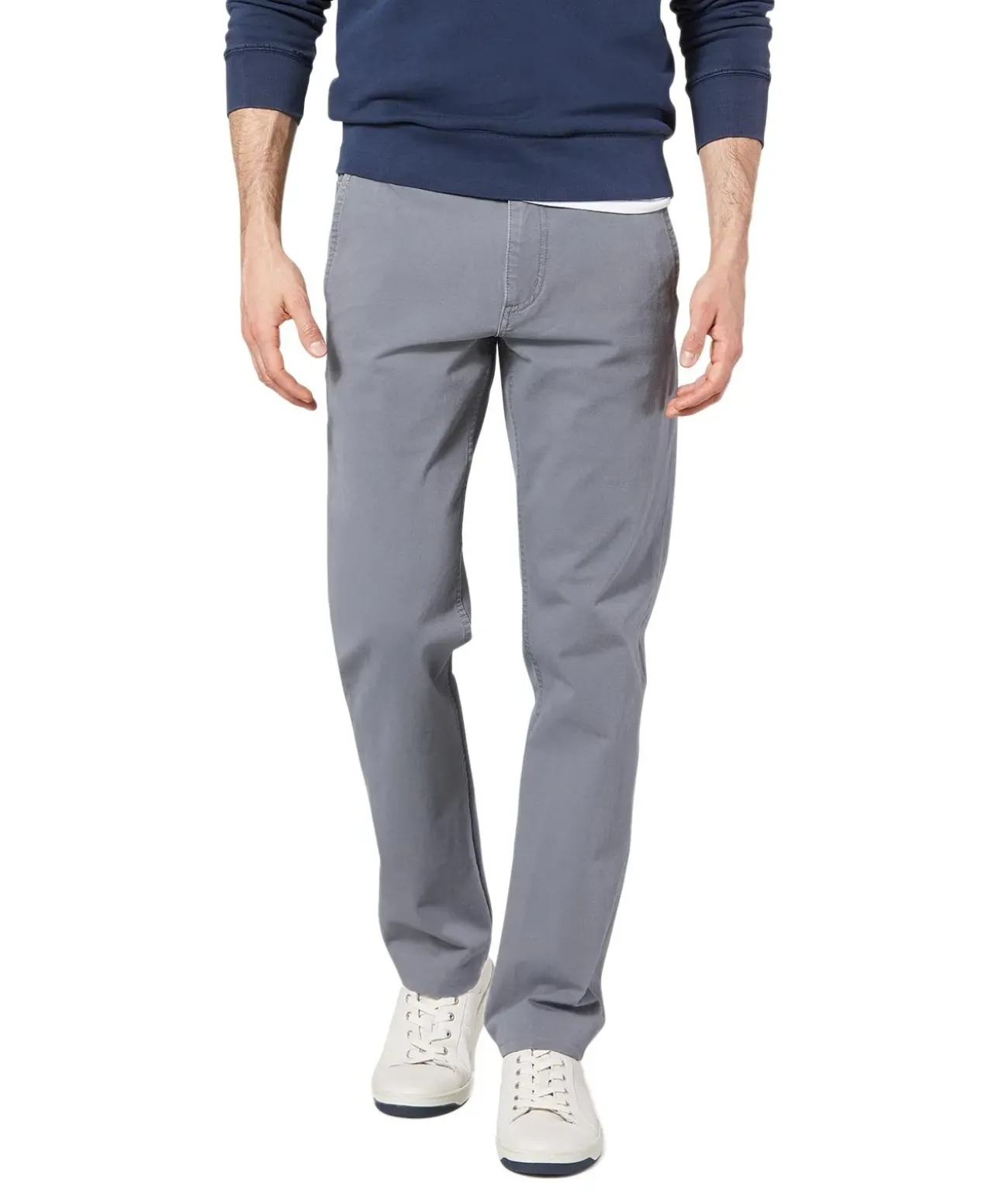 Dockers Chinohose Alpha aus hellgrauen Smart 360 Flex