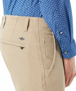 Dockers Chinohose Alpha in beige und flexiblen Hosenbund