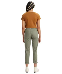 Dockers Chinohose mit Slim Fit in grüner Camo Färbung