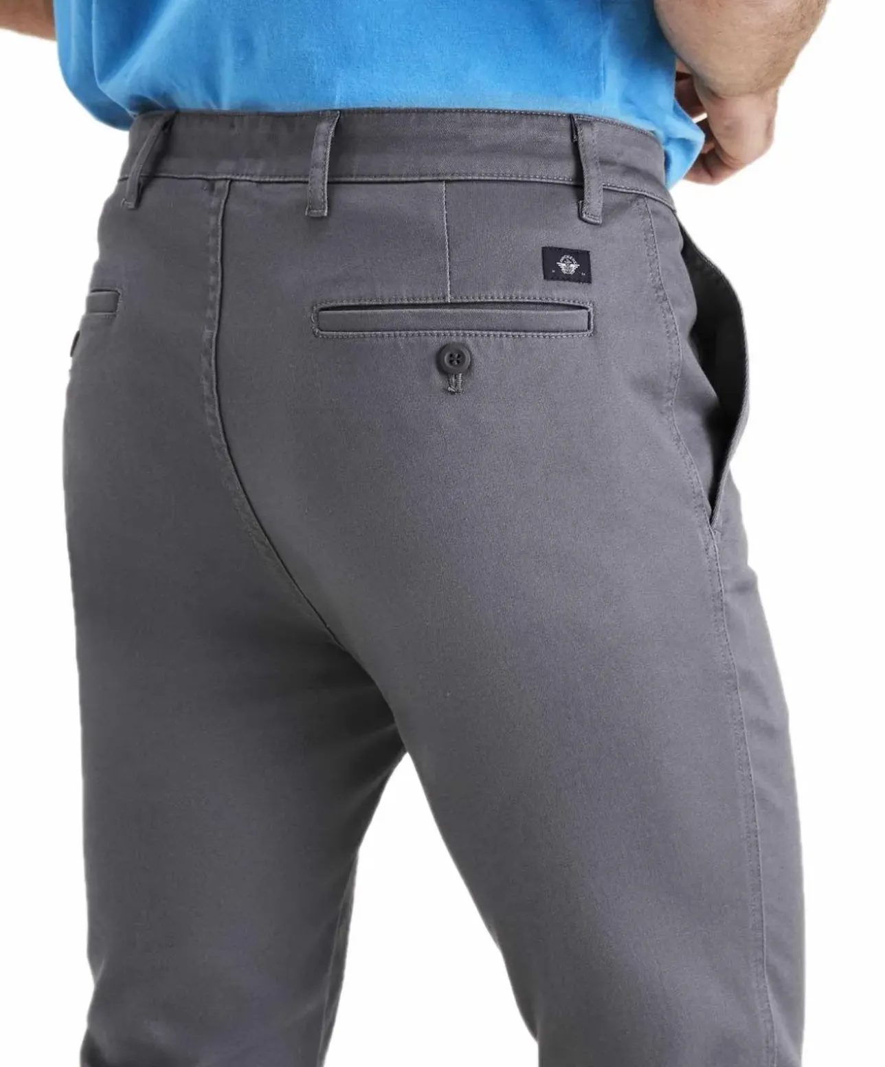 Dockers Chinohose Original Skinny Fit mit Mittelgrau