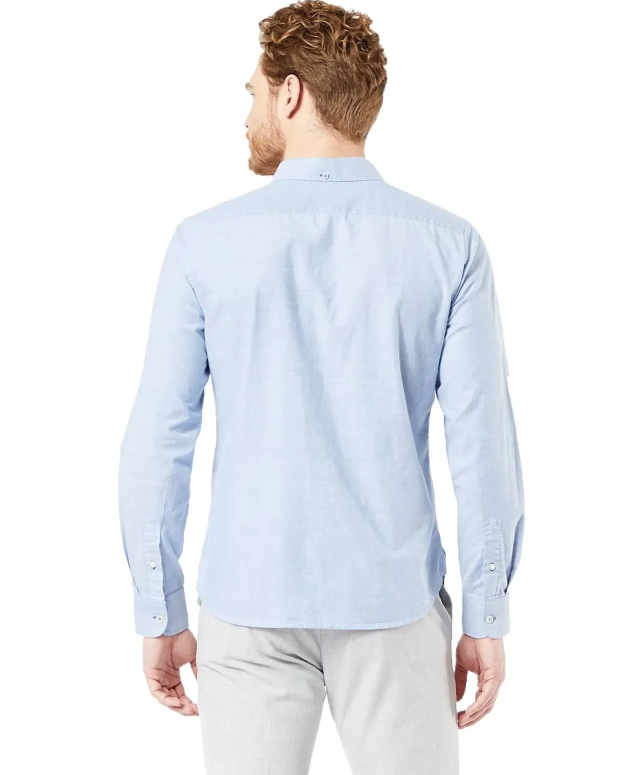 Dockers Hellblaues Oxford Shirt in schmaler Passform