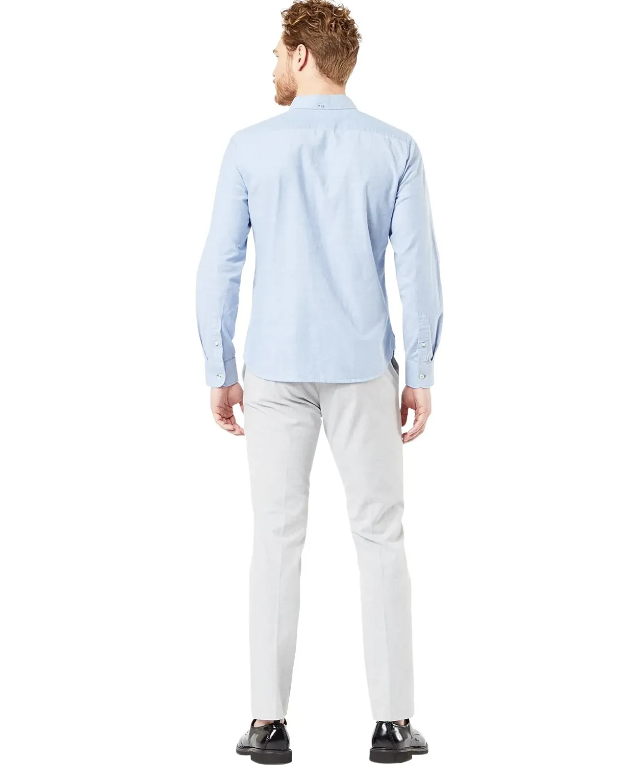Dockers Hellblaues Oxford Shirt in schmaler Passform