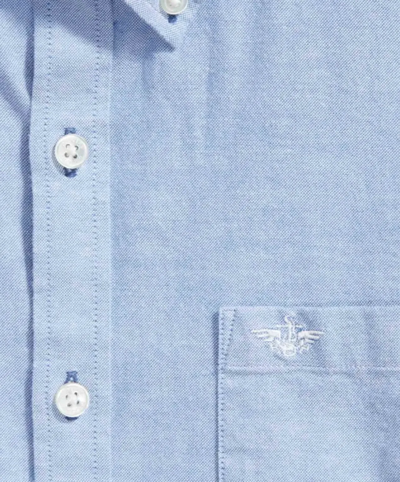 Dockers Hellblaues Oxford Shirt in schmaler Passform