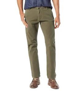 Dockers Herren Chino Alpha Smart 360 Flex in Olive