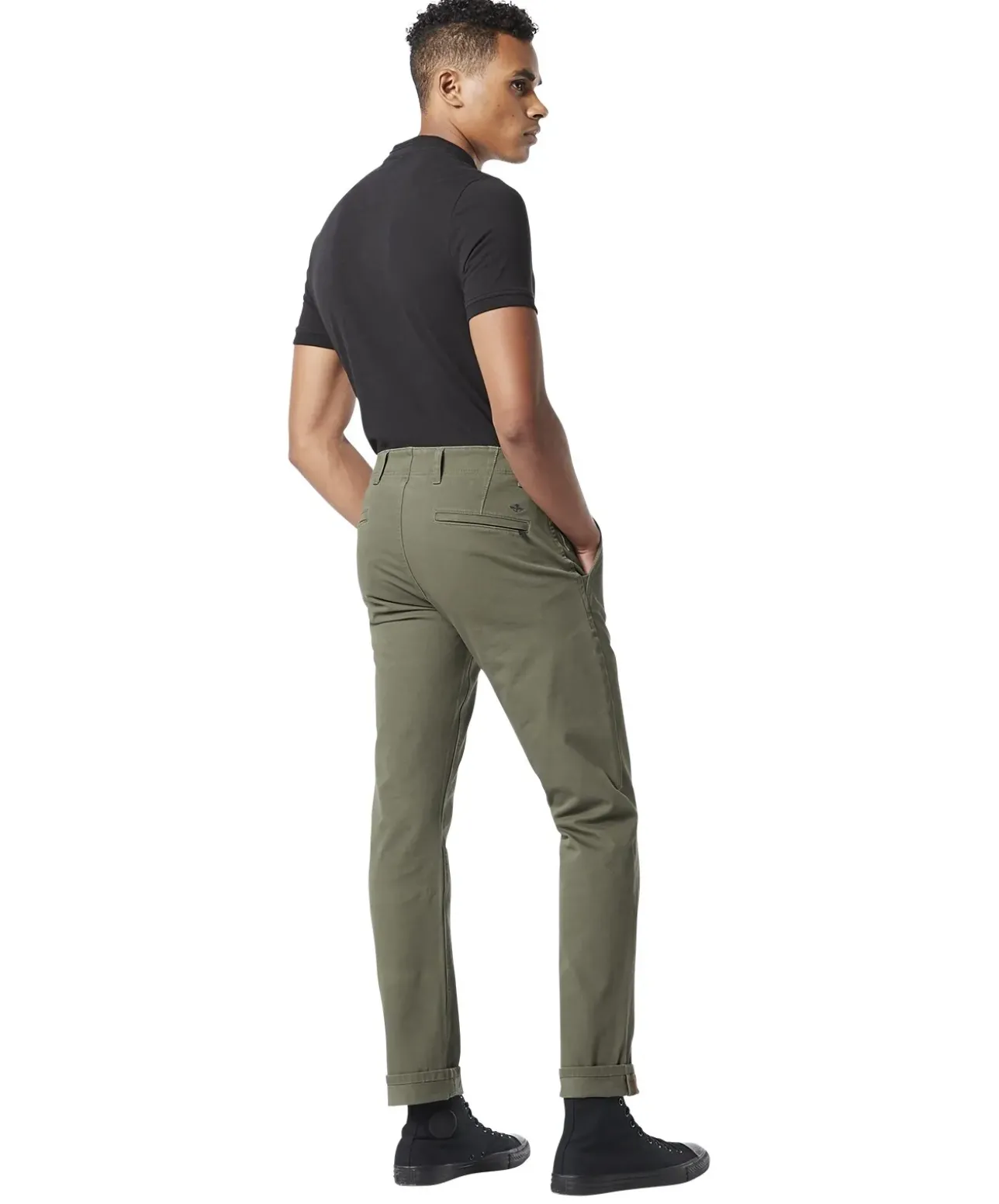 Dockers Herren Chino Alpha Smart 360 Flex in Olive