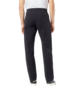 Dockers Herren Chino Straight Fit aus schwarzem Twill