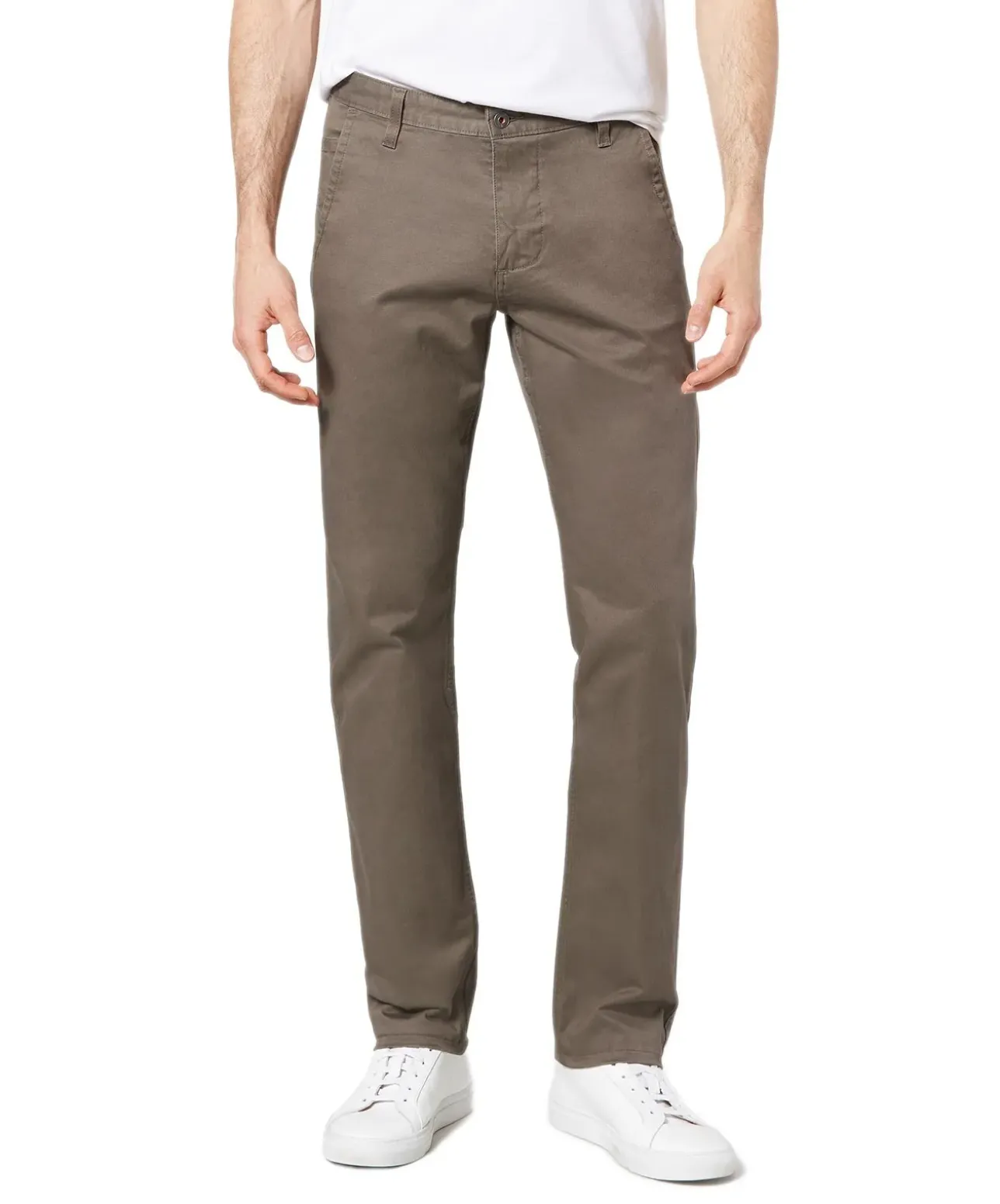 Dockers Hose Alpha Slim Tarped in Dark Pebble
