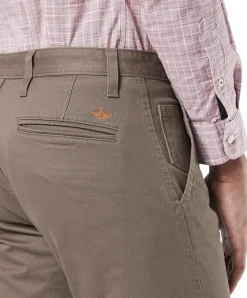 Dockers Hose Alpha Slim Tarped in Dark Pebble