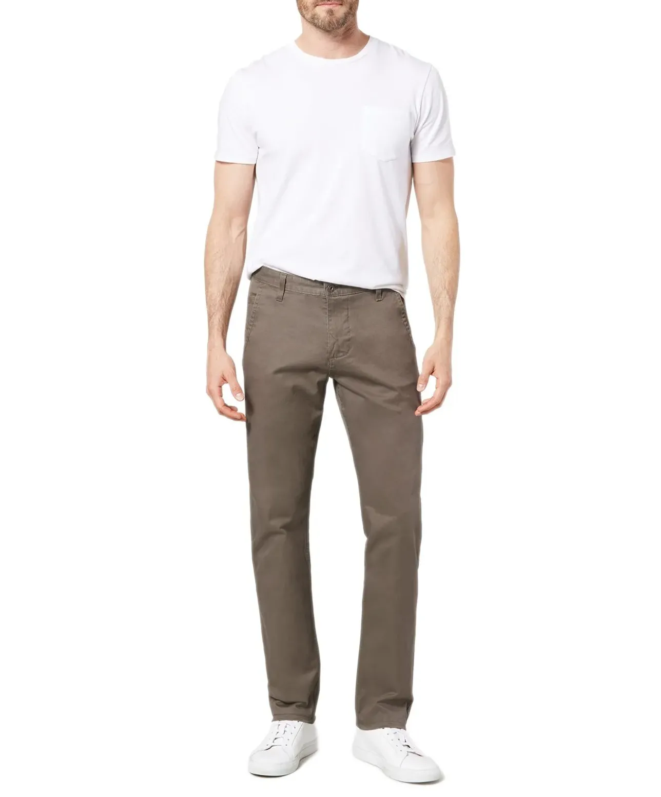 Dockers Hose Alpha Slim Tarped in Dark Pebble