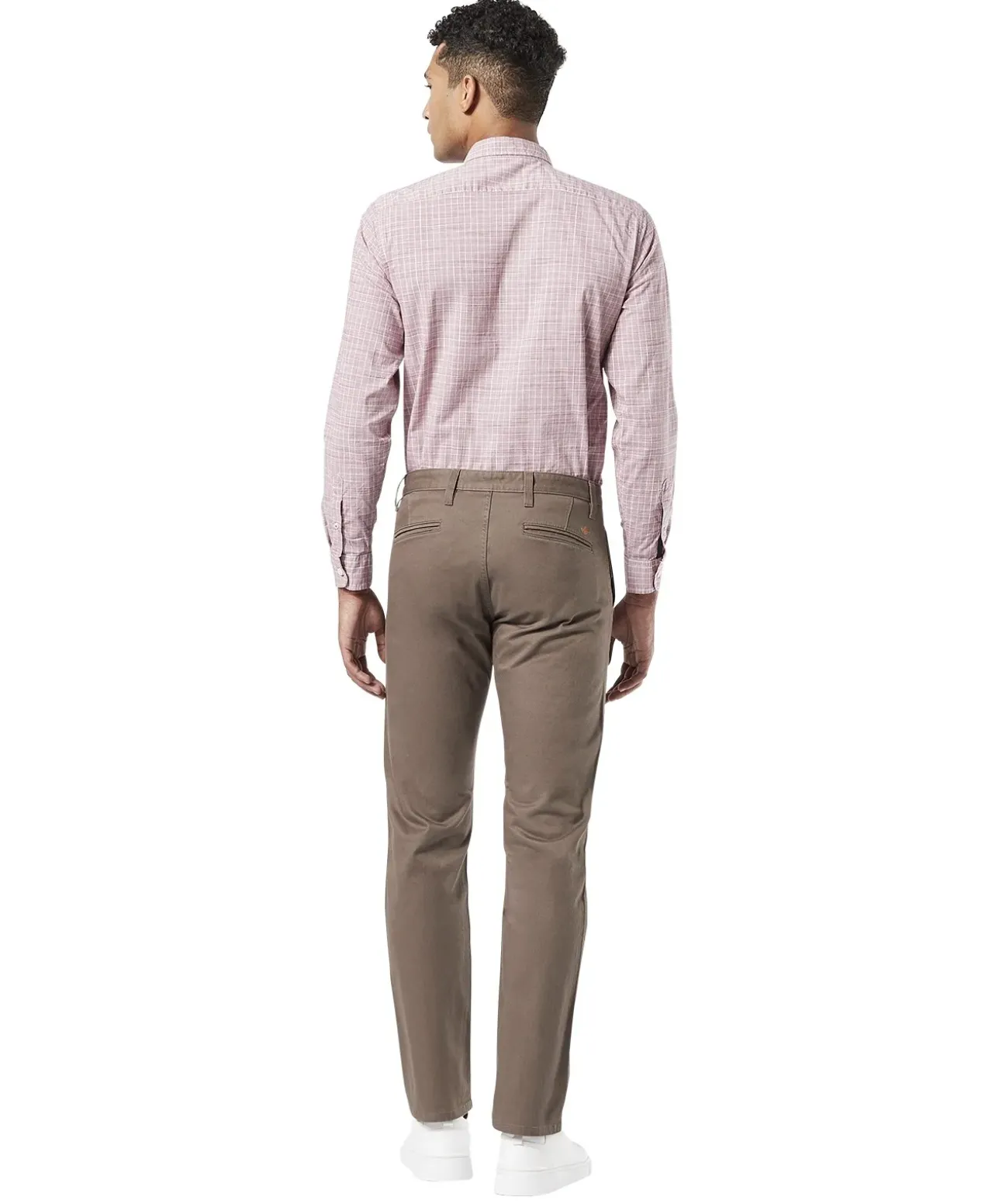 Dockers Hose Alpha Slim Tarped in Dark Pebble