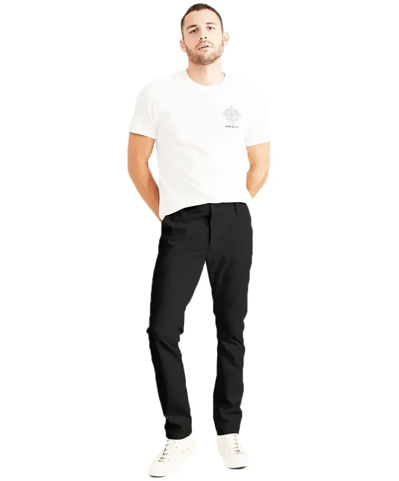 Dockers Khaki Hose Alpha Skinny Fit mit Flex-Stretch