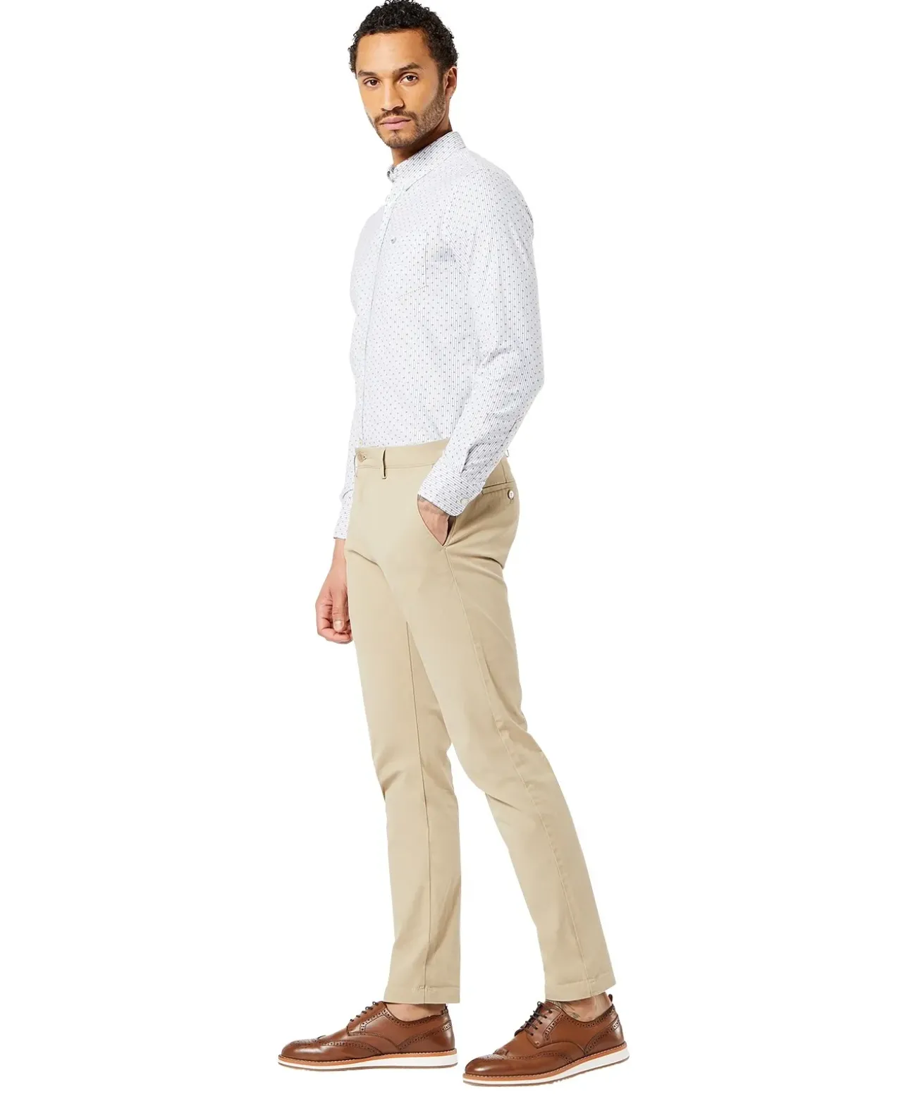 Dockers Khaki Hose in schmaler Form