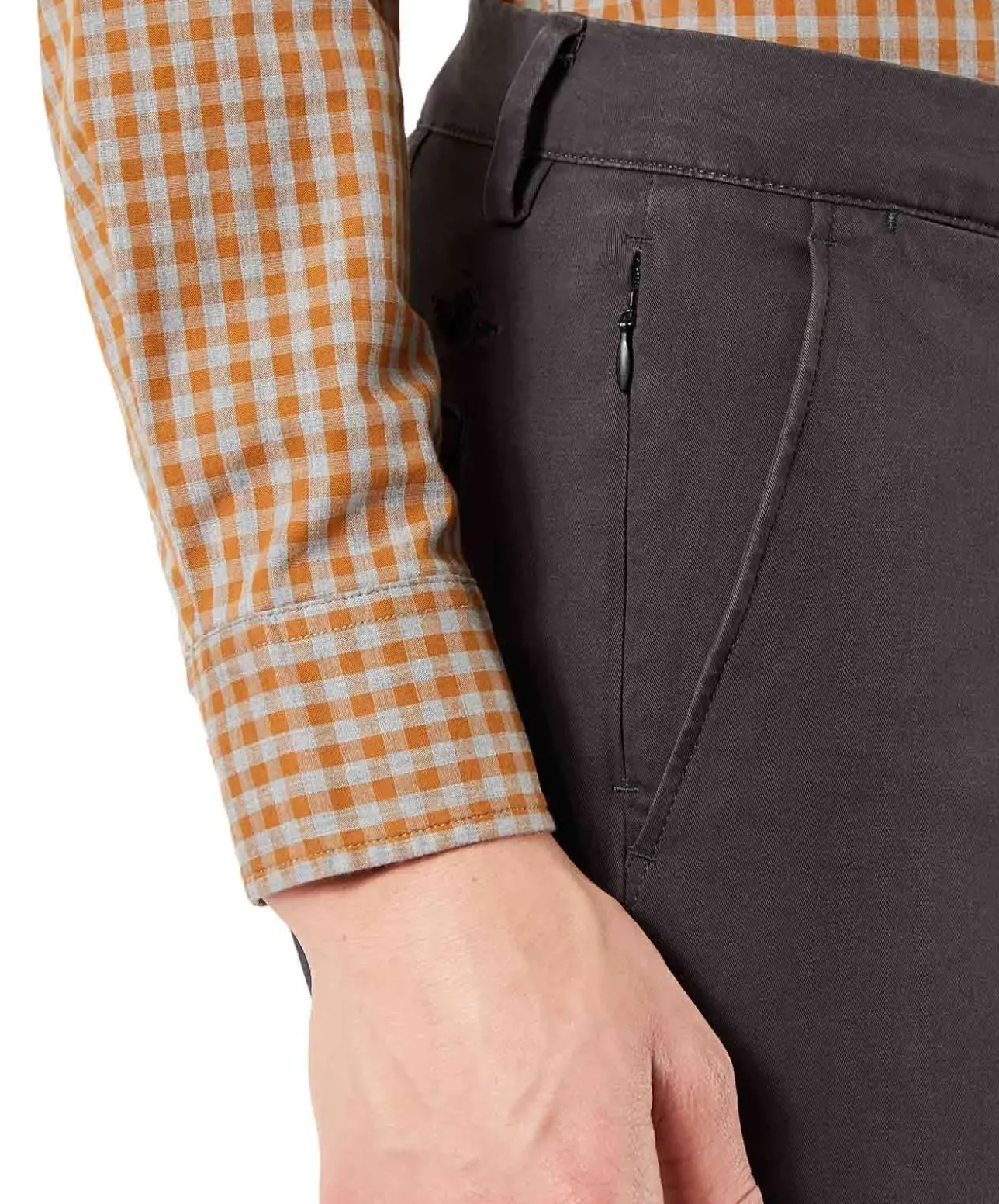 Dockers Smart 360 Flex Chino Alpha in grauen Twill