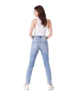 Garcia Caro Jeans Curved in hellem Bleached