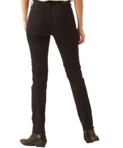 Garcia Caro Jeans Curved in schwarzem Dark Used