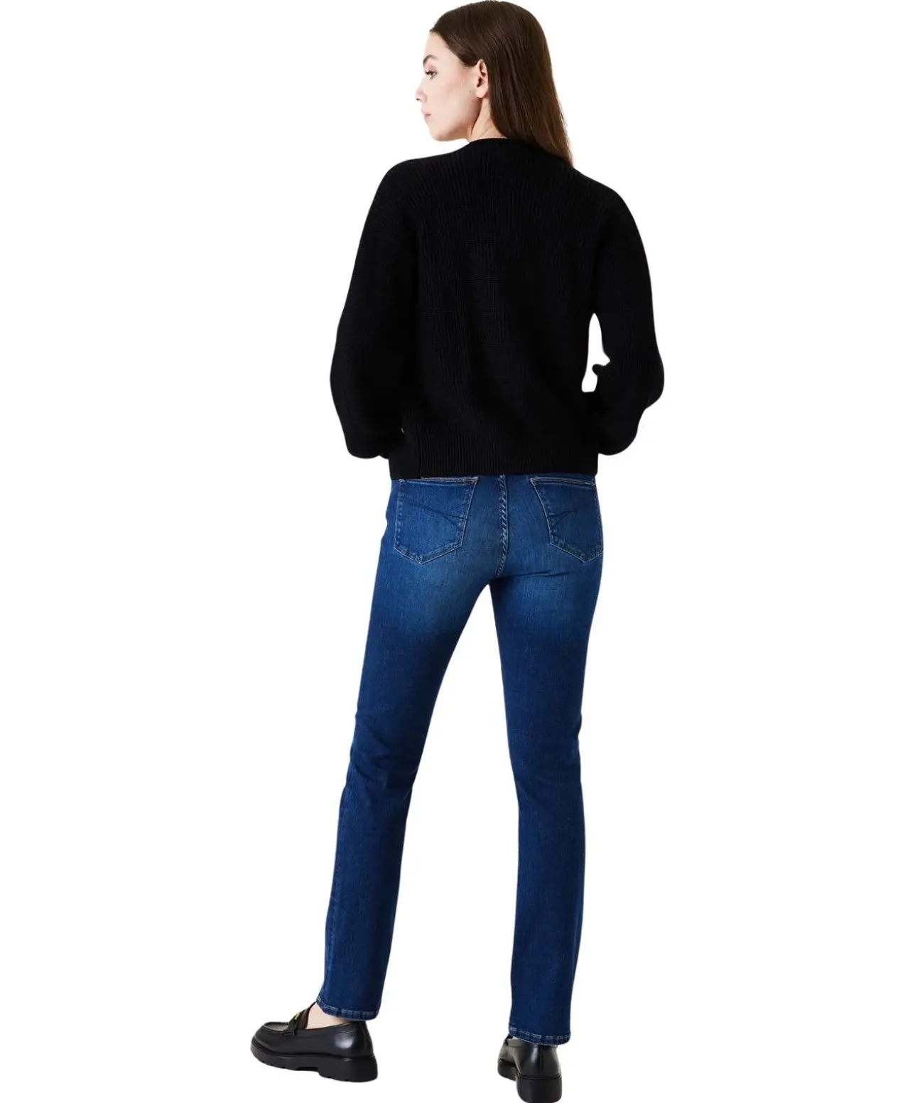 Garcia Celia 248 Jeans Straight Fit in Dunkelblau