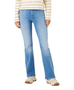 Garcia Celia Jeans Flared mit hoher Taille in Hellblau